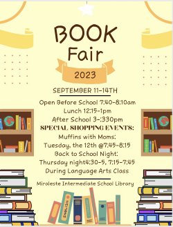 Book Fair Flier